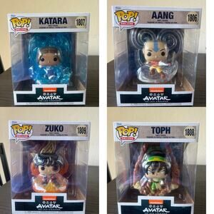COMPLETE SET DELUXE Avatar Last Airbender Aang Toph Katara Zuko #1806 #1807 Fire